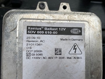 BMW E71 X6 FACELIFT SVĚTLO LEVÝ PŘEDNÍ ORIGINÁLNÍ JEHLA KOMPLET NE TORZNÍ