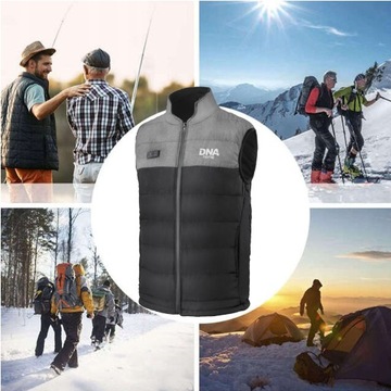 ЖИЛЕТ С ПОДОГРЕВОМ УНИСЕКС КУРТКА С L-РУКАВАМИ USB ТЕПЛАЯ С ПОДОГРЕВОМ