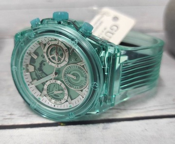 DAMSKI ZIELONY ZEGAREK GUESS ATHENA GW0438L1