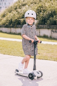 КОМПЛЕКТ СКУТЕРА SCOOTANDRIDE ASH Highwaykick 3 + ШЛЕМ со светодиодной подсветкой S-M 3L+