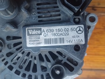 ALTERNÁTOR A6391500250 COLT VI CZ3 Z30 1.5 DID CDI 04-12