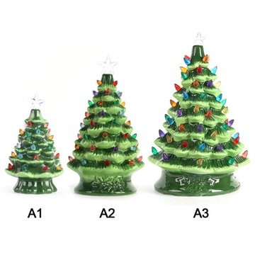 CERAMICZNA CHOINKA FIGURKA DEKORACYJNA CHOINEK