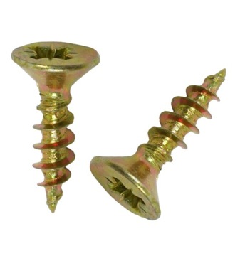 100x wkręty 4,0 x 16 do drewna stożkowe hartowane