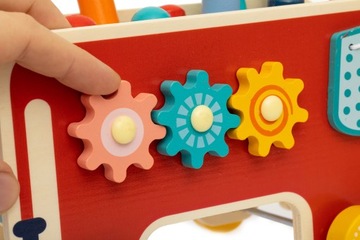 MONTESORRI UKŁADANKA DREWNIANA ZABAWKA SŁOŃ WBIJAK