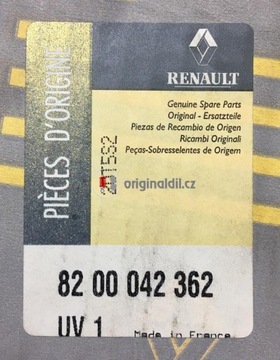 RENAULT CLIO II VNĚJŠÍ ZRCÁTKO ZPÁTEČNÁ PRAVÉ ORIGINÁLNÍ 8200042362