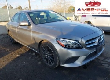 Mercedes Klasa C W205 2019 Mercedes-Benz Klasa C 2019r., c300, od ubezpieczalni 2.0 Benzyna 255KM