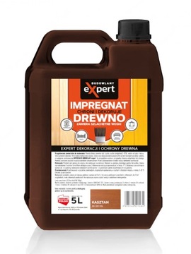 IMPREGNAT краска для дерева с воском 5л КАШТАН