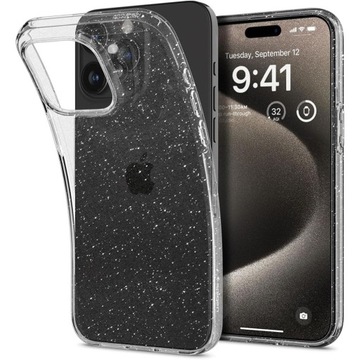 ETUI SPIGEN LIQUID CRYSTAL IPHONE 15 PRO MAX GLITTER CRYSTAL