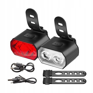 Korba tangshao Światła rowerowe USB do ładowania
