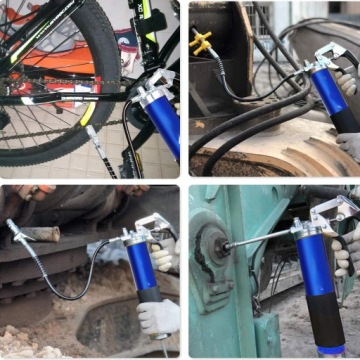 Профессиональный одноручный смазочный пистолет 400CC 6000psi РУЧНАЯ СМАЗКА 380 мм