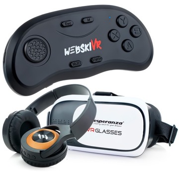 OKULARY VR GOGLE DO TELEFONU+ KONTROLER BLUETOOTH