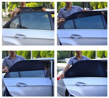 2x СОЛНЦЕЗАЩИТНЫЙ КОЗЫРЕК ДЛЯ АВТОМОБИЛЬНОЙ МОСКВНОЙ СЕТКИ 71