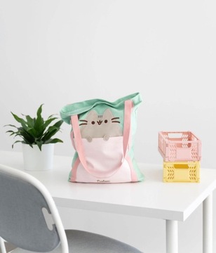 СУМКА ИЗ ХЛОПКОВОГО МАТЕРИАЛА PUSHEEN ECO С КАРМАНОМ PUSHEEN YOUNG PEOPLE