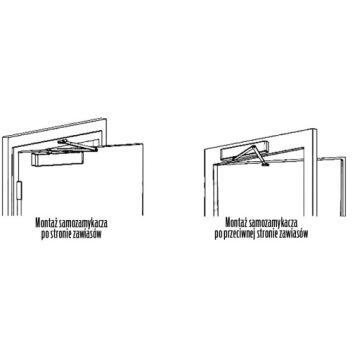 ДВЕРНОЙ ДОВОДЧИК 80 кг LOB ASSA ABLOY DC120