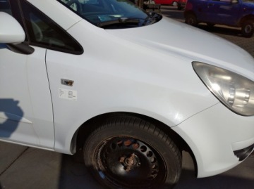 OPEL CORSA D БЕЛЫЙ КАПОТ БАМПЕР ПЕРЕДНЕЕ КРЫЛО ФОНАРЬ 1.3 CDTI РЕМЕНЬ РАДИАТОРА