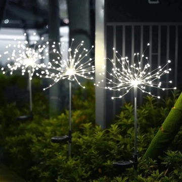 2021 LED Solar fajerwerki światła na zewnątrz wod