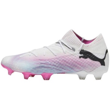 Białe Tkanina Buty Piłka nożna Korki Puma r.44
