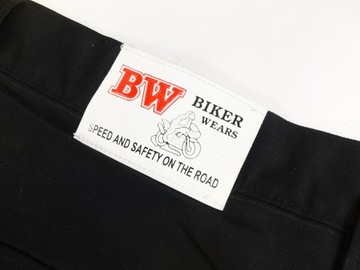 БАЙКЕР НОСИТ МУЖСКИЕ МОТОБРЮКИ РАЗМЕР 46 ДЛИННЫЕ