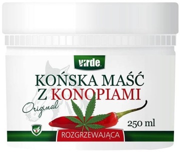 MAŚĆ KOŃSKA ROZGRZEW. Z KONOPIAMI 250ML NA STAWY