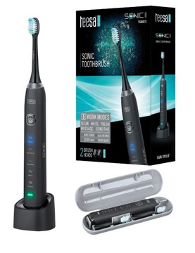 SZCZOTECZKA SONICZNA TEESA BLACK + 2 GŁÓWKI
