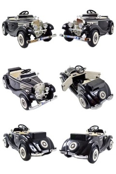 MERCEDES RETRO TYP 540K ДЛЯ ДЕТЕЙ И РОДИТЕЛЕЙ, МЯГКИЕ КОЛЕСА EVA, МЯГКИЕ