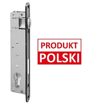 Zamek wpuszczany rolkowy do furtek bram drzwi
