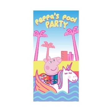 RĘCZNIK szybkoschnący ŚWINKA PEPPA 70x140 cm