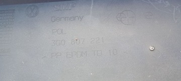 NÁRAZNÍK PŘEDNÍ 4xPDC VOLKSWAGEN PASSAT B8