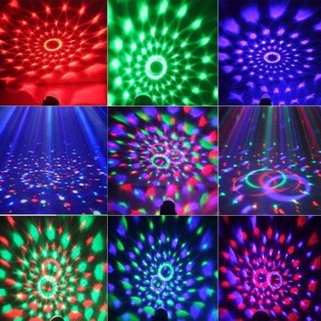 ПРОЕКТОР DISCO BALL, СВЕТОДИОДНЫЙ ОТРАЖАТЕЛЬ RGB DISCO BALL