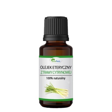 OLEJEK LEMONGRASS ETERYCZNY 100% NATURALNY 30ML
