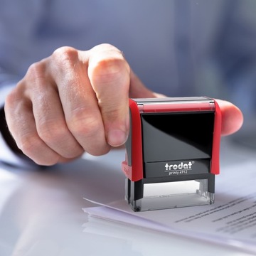TRODAT 4912 ШТАМП ДЛЯ ДИЗАЙНА КОРПОРАТИВНОГО ЛИЧНОГО ОФИСА 6 СТРОК + ЛАСТИК