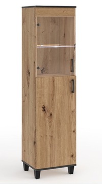 Witryna z szafką P4 50 cm Dąb Artisan