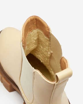 БЕЖЕВЫЕ ЖЕНСКИЕ БОТИНКИ EFEROPE 41