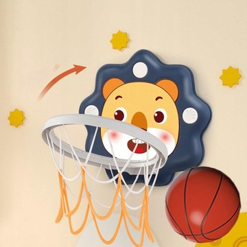 Мини-баскетбольное кольцо для настенного крепления.