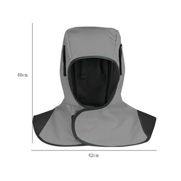 Полный защитный сварочный капюшон. Огнестойкая моющаяся сетчатая внутренняя часть.