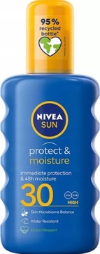 NIVEA SUN NAWILŻAJĄCY BALSAM W SPRAYU DO OPALANIA SPF 30, 200 ML