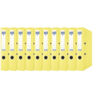 Segregator Master PP Dźwigniowy 50mm Żółty x10