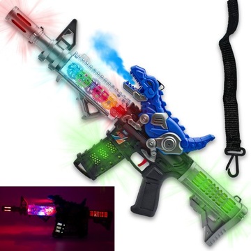KARABIN ZABAWKOWY PISTOLET ZIEJĄCY SMOK PARA WODNA DUŻY