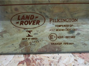 SKLO (OKNO) DVEŘE KRYT ZADNÍ LAND ROVER DEFENDER 1999-2016