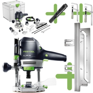FESTOOL Frezarka OF1400 SZABLON FREZ ŚCISKI KOMPLET DO BLATÓW
