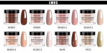 Титановый маникюрный набор, 8 цветов