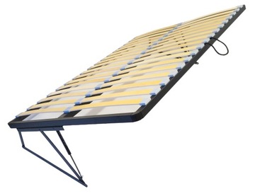 Stelaż do łóżka 160x190 metalowy gęsty podnoszony od boku wkład pod materac