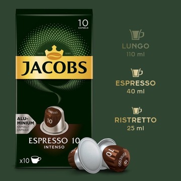 Кофейные капсулы Jacobs Mix для Nespresso(r)* 100 порций кофе