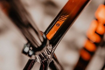 ACCENT CX-One Carbon SET оранжевая рама для велокросса XL