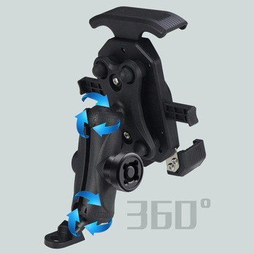 ДЕРЖАТЕЛЬ ДЛЯ ТЕЛЕФОНА НА МОТОЦИКЛЕ ГАМПИСИТЕЛЬ ВИБРАЦИИ МОТОРА, АНТИВИБРАЦИОННЫЙ, РУЛЬ