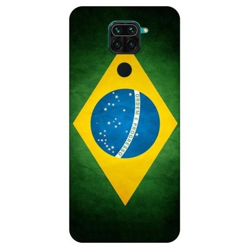 Etui do Xiaomi Redmi Note 9 Brazylia wzory flagi