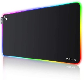 PODKŁADKA POD MYSZKĘ RGB LED GAMINGOWA XXL 80x40cm
