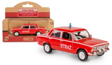 DAFFI KOLEKCJA PRL 1:43 FSO POLSKI FIAT 125P STRAŻ B-247