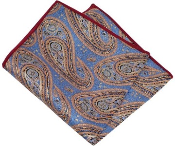 КАРМАН НА ПУГОВИЦАХ СИНИЙ УЗОР