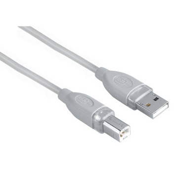 Kabel drukarkowy USB 2.0 A/B Ekranowany 1,8m. HAMA